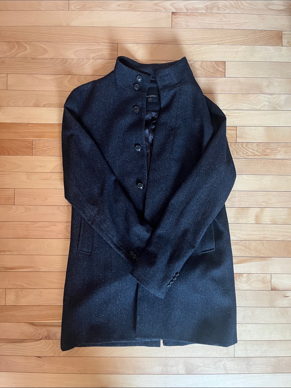 Banana Republic Black Men's Trench Coat